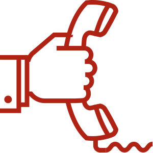 hand holding phone icon