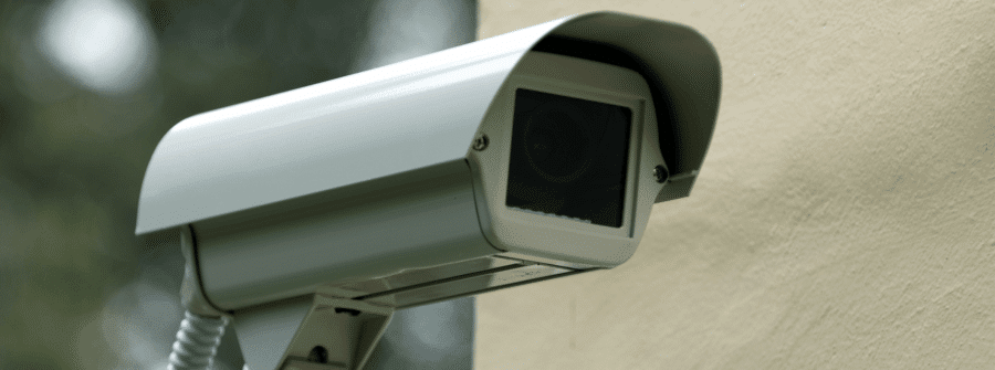 Security Camera on Building